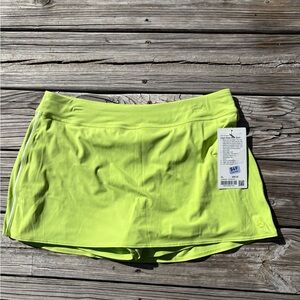 Lululemon Women's Lime Green Mini Skirt